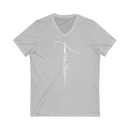 Unisex Jersey Short Sleeve V-Neck Tee